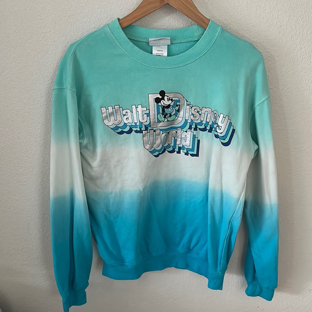 Womens XS Disney Walt Disney World Tie Dye Sweatshirt